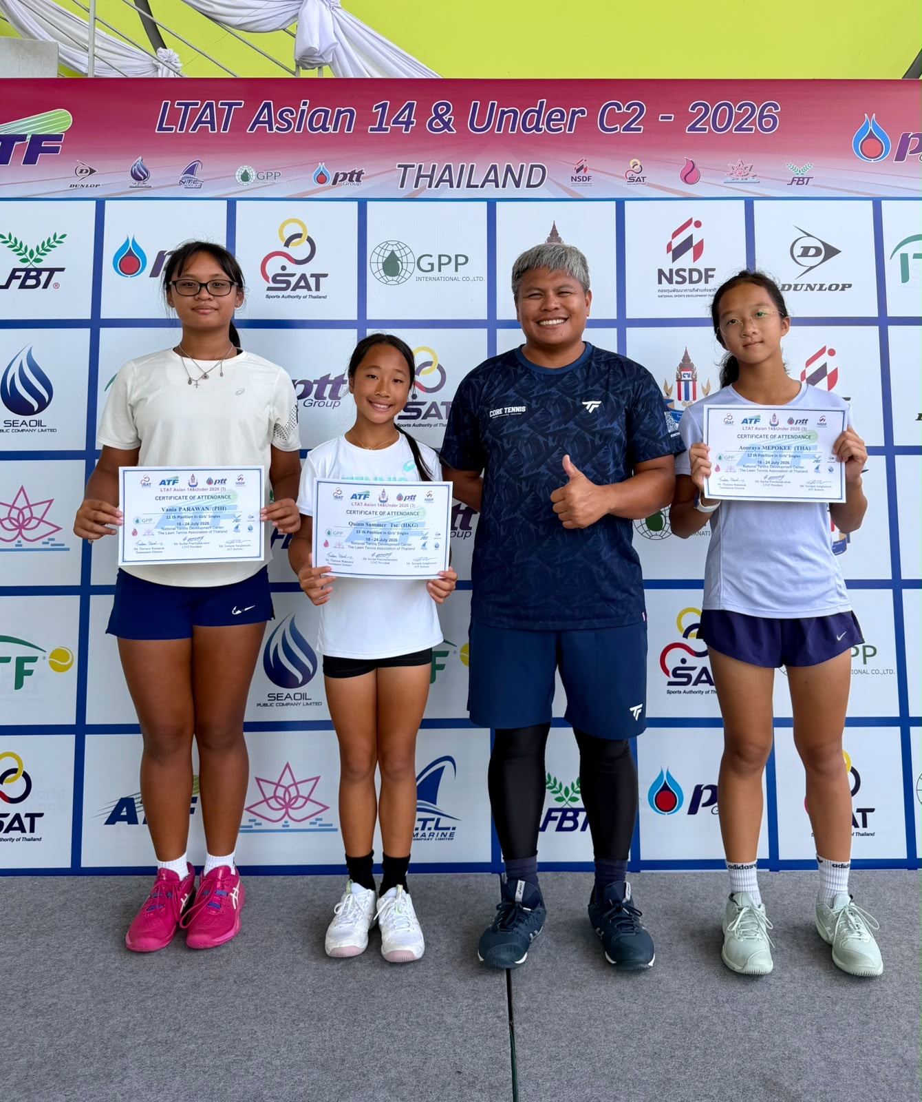 Core Tennis BKK courts and facility